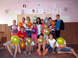 English camp in Kharkov on summer vacation