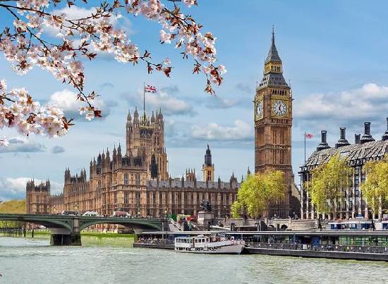 Excursion to London. Camp in England in the spring