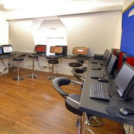 Class with computers at a school in Malta