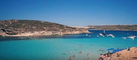 Sandy beaches of Malta