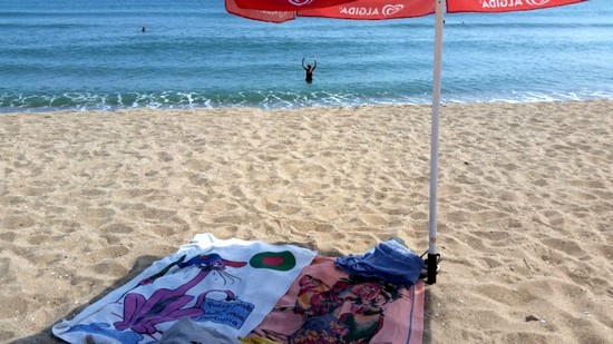 Beach. Summer camp in Bulgaria (Golden Sands)