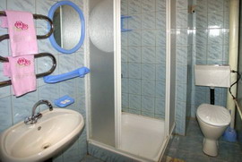 Private bathroom in the hotel Europe