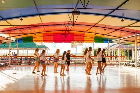 Indoor playground in an English-speaking camp in Odessa