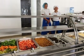 Kitchen in the camp