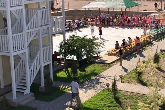 Playground in a camp in Odessa (Zatoka)